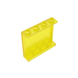 60581 | Panel 1 x 4 x 3 with Side Supports - Hollow Studs