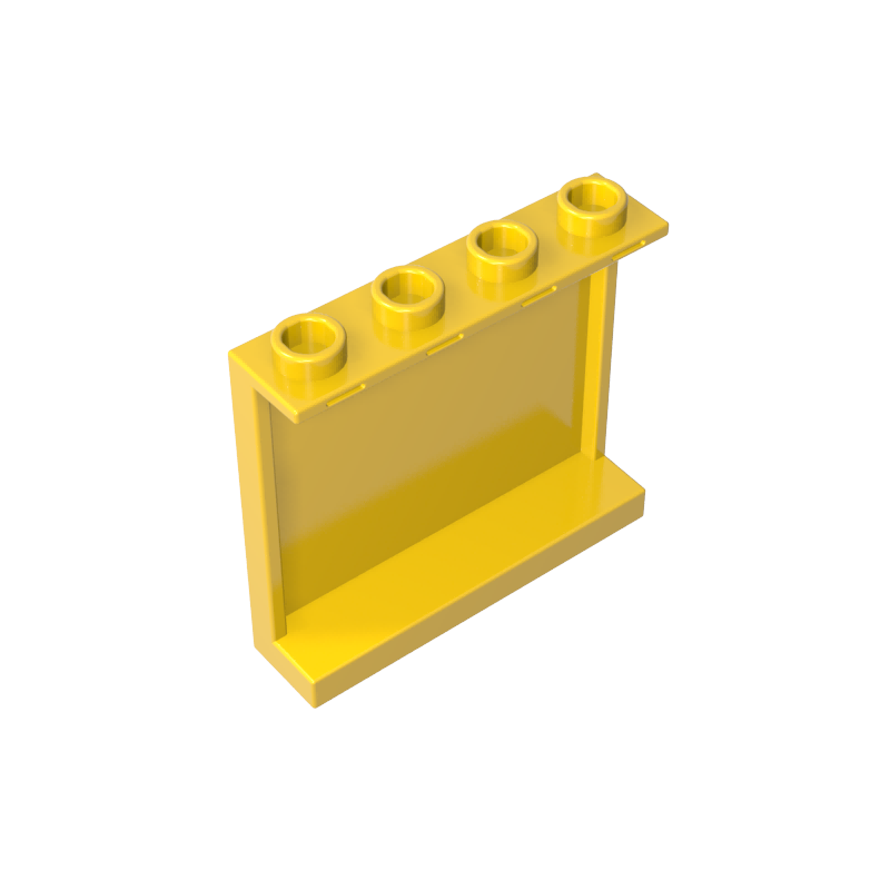 60581 | Panel 1 x 4 x 3 with Side Supports - Hollow Studs