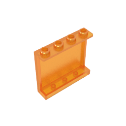 60581 | Panel 1 x 4 x 3 with Side Supports - Hollow Studs