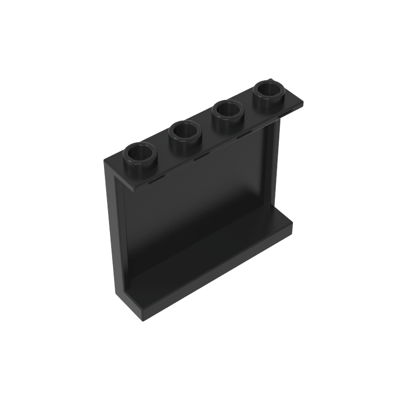 60581 | Panel 1 x 4 x 3 with Side Supports - Hollow Studs
