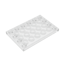 6180 | Tile, Modified 4 x 6 with Studs on Edges