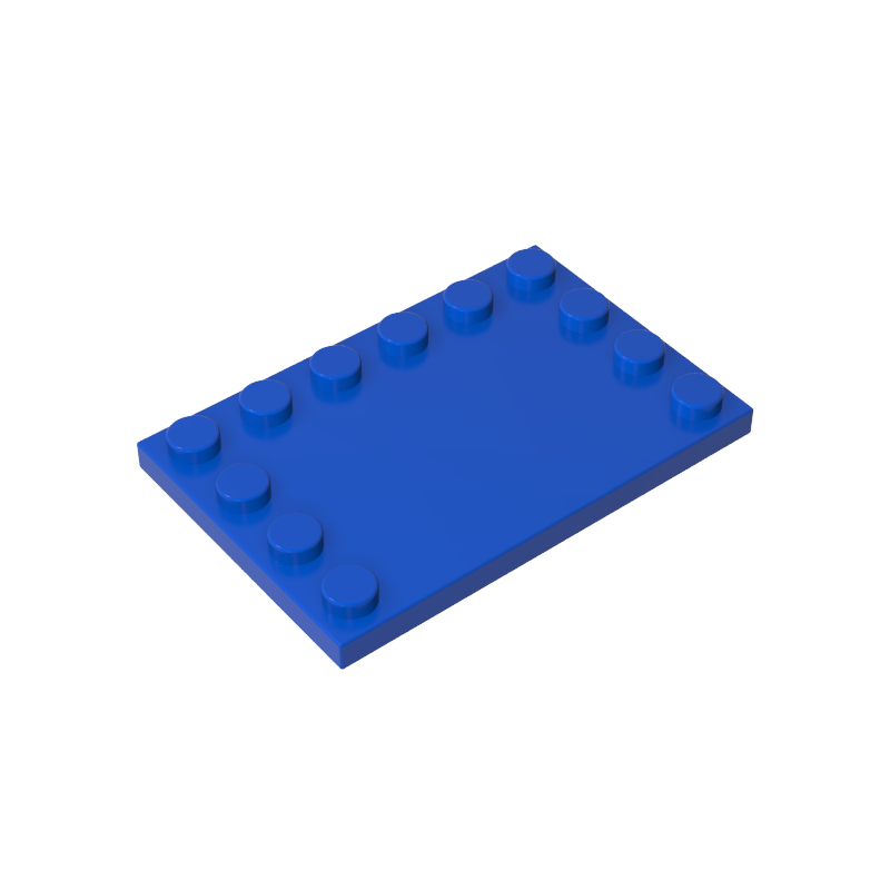 6180 | Tile, Modified 4 x 6 with Studs on Edges