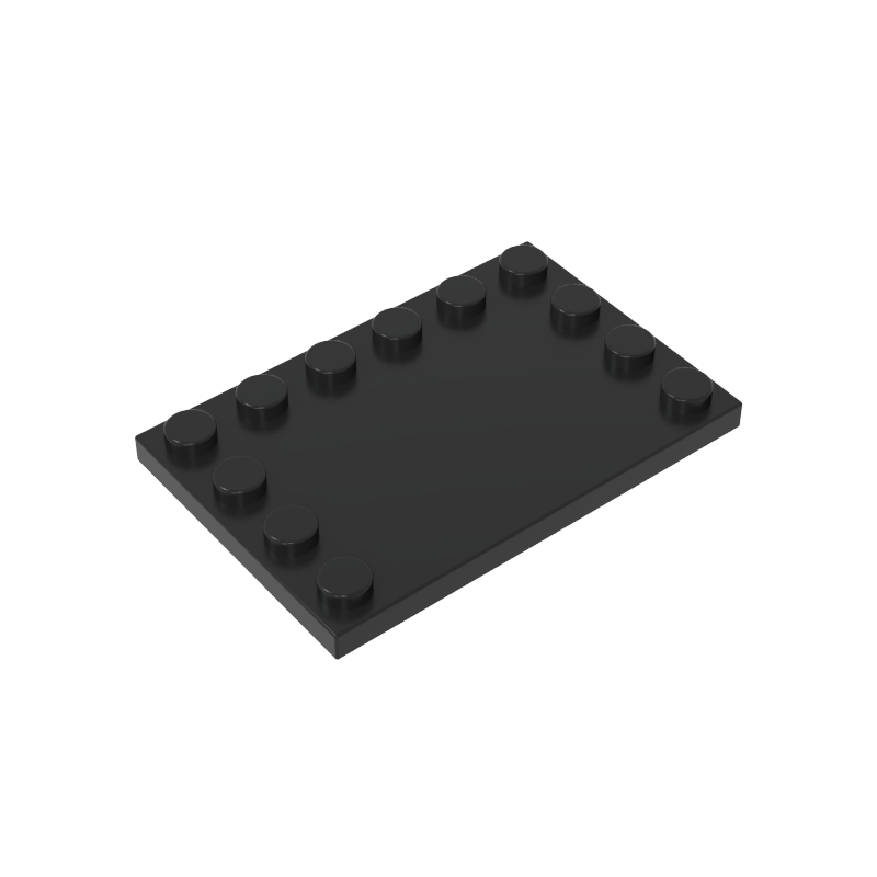 6180 | Tile, Modified 4 x 6 with Studs on Edges
