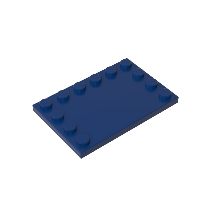 6180 | Tile, Modified 4 x 6 with Studs on Edges