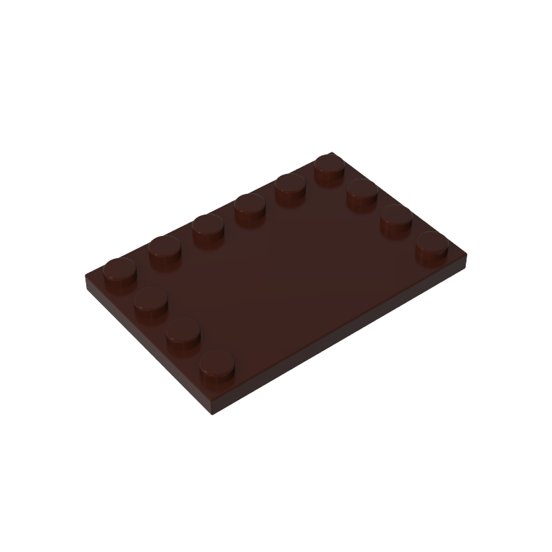6180 | Tile, Modified 4 x 6 with Studs on Edges