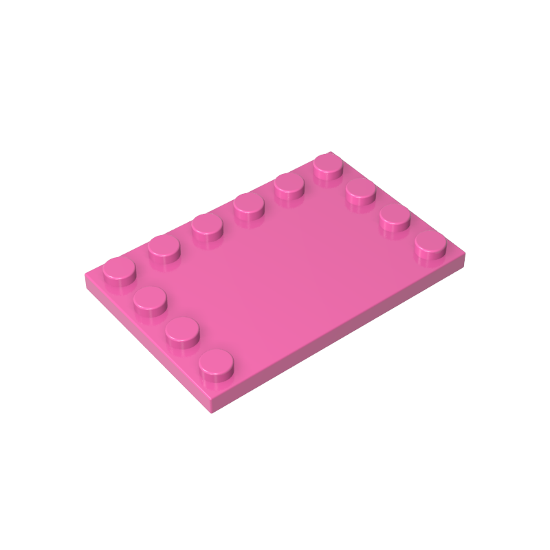 6180 | Tile, Modified 4 x 6 with Studs on Edges