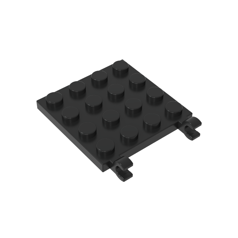 11399 | Plate, Modified 4 x 4 with 2 Open O Clips (Horizontal Grip)
