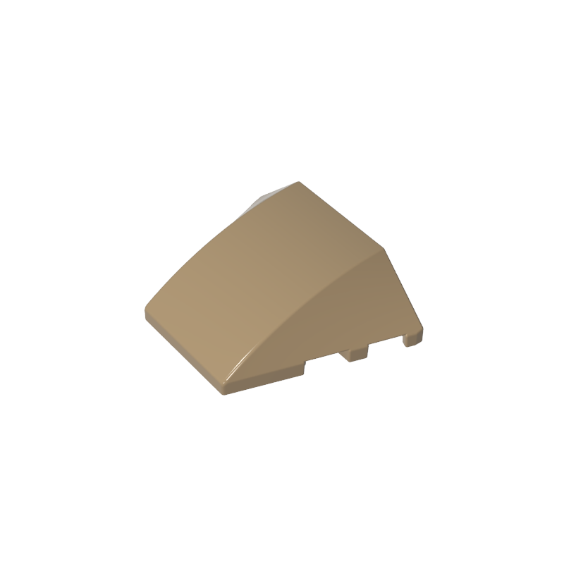 64225 | Wedge 4 x 3 Triple Curved No Studs