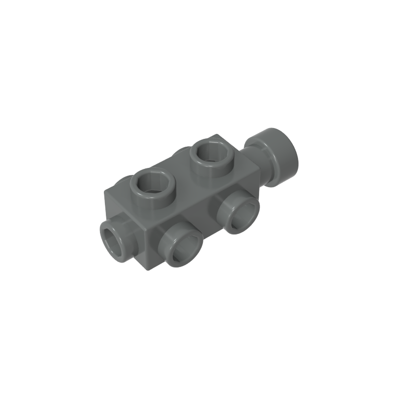 4595 | Brick, Modified 1 x 2 x 2/3 with Studs on Sides and Extended Stud Receptacle