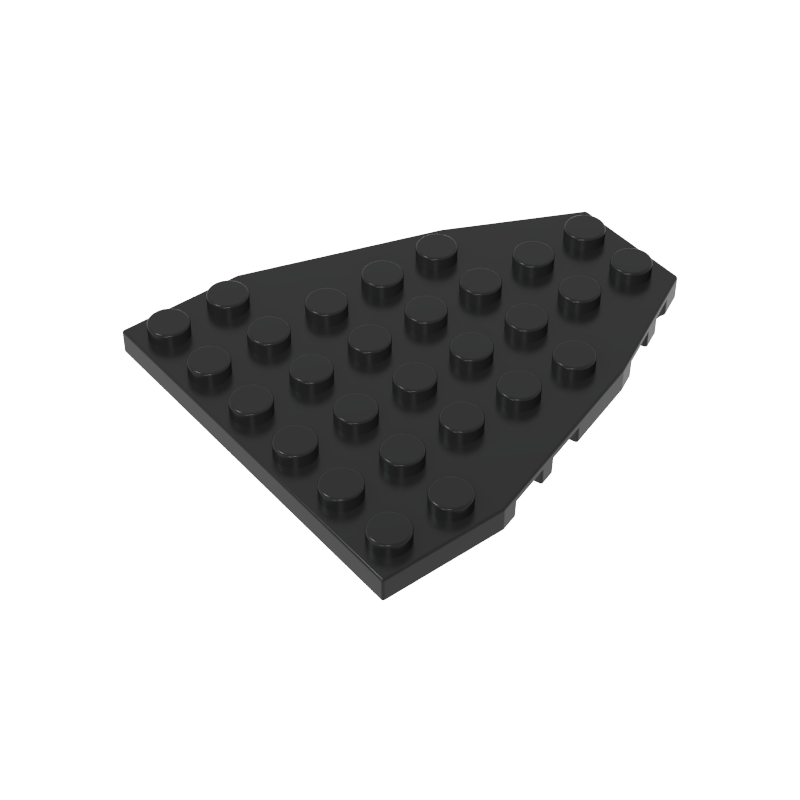 50303 | Wedge, Plate 7 x 6 without Stud Notches (Boat Bow Plate)