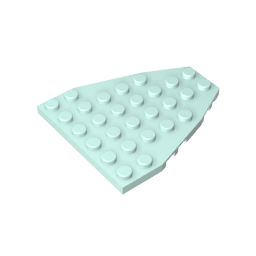 50303 | Wedge, Plate 7 x 6 without Stud Notches (Boat Bow Plate)