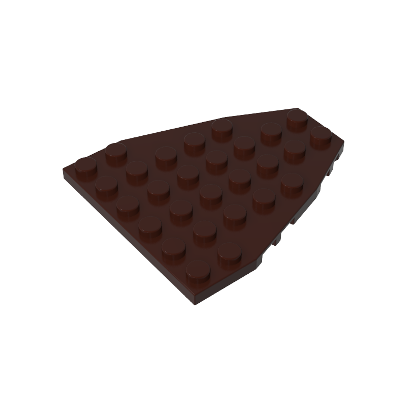 50303 | Wedge, Plate 7 x 6 without Stud Notches (Boat Bow Plate)