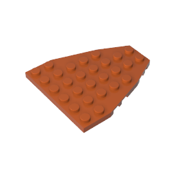 50303 | Wedge, Plate 7 x 6 without Stud Notches (Boat Bow Plate)
