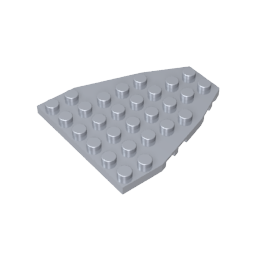 50303 | Wedge, Plate 7 x 6 without Stud Notches (Boat Bow Plate)