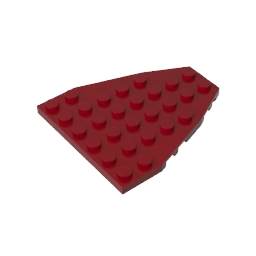 50303 | Wedge, Plate 7 x 6 without Stud Notches (Boat Bow Plate)
