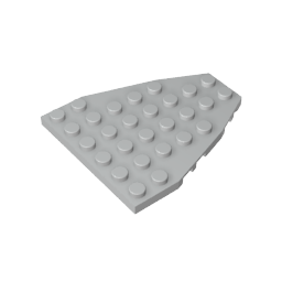 50303 | Wedge, Plate 7 x 6 without Stud Notches (Boat Bow Plate)