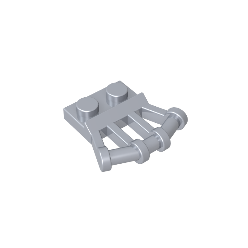 92692 | Plate, Modified 1 x 2 with Angled Bar Handles on Side