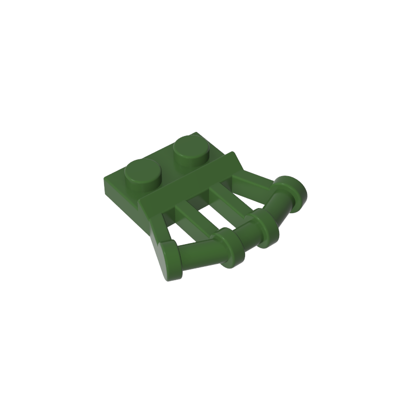 92692 | Plate, Modified 1 x 2 with Angled Bar Handles on Side