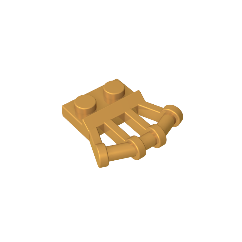 92692 | Plate, Modified 1 x 2 with Angled Bar Handles on Side