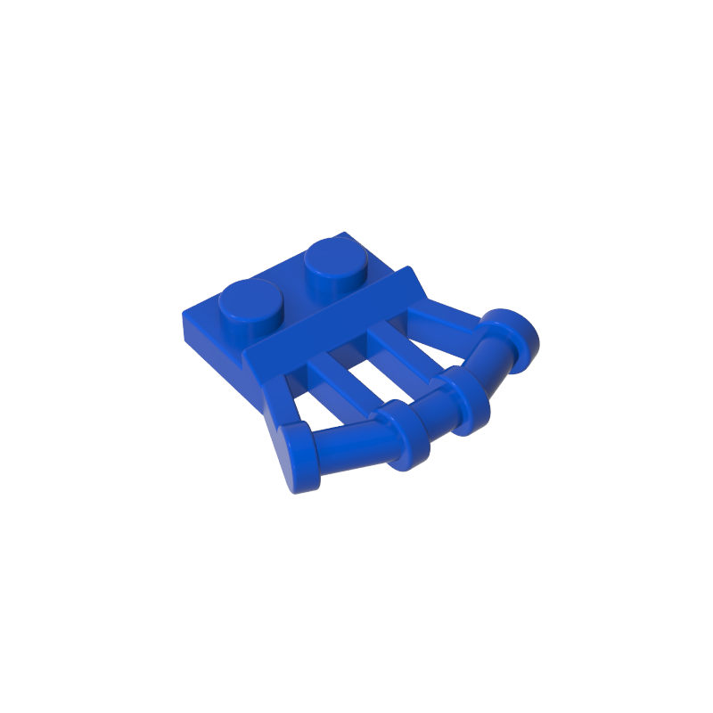 92692 | Plate, Modified 1 x 2 with Angled Bar Handles on Side