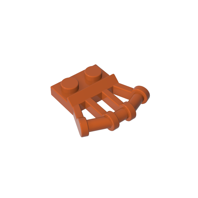 92692 | Plate, Modified 1 x 2 with Angled Bar Handles on Side