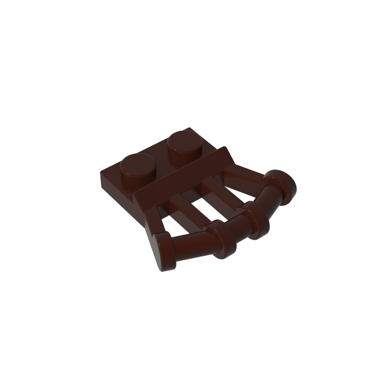 92692 | Plate, Modified 1 x 2 with Angled Bar Handles on Side