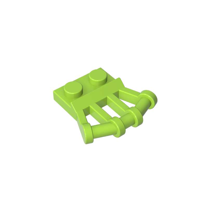 92692 | Plate, Modified 1 x 2 with Angled Bar Handles on Side