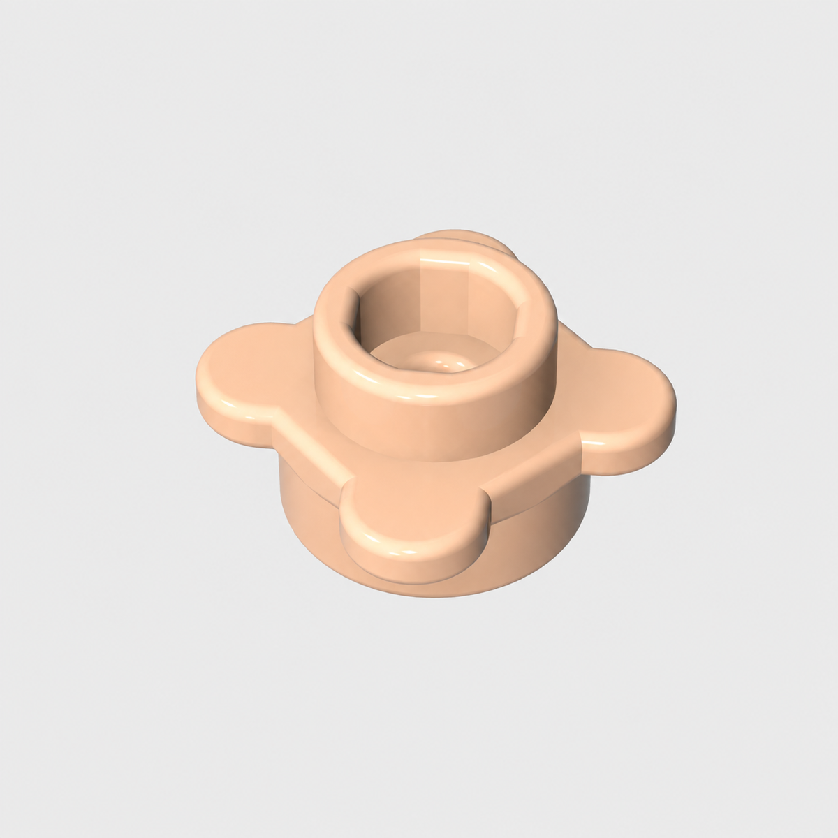 33291 | Plate, Round 1 x 1 with Flower Edge (4 Knobs / Petals)