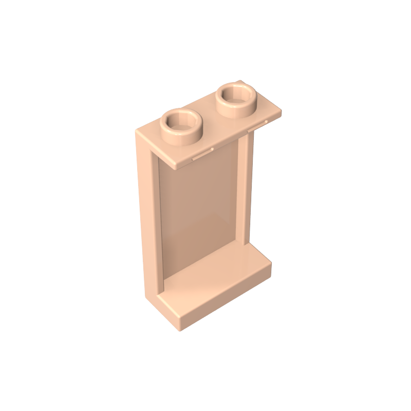 87544 | Panel 1 x 2 x 3 with Side Supports - Hollow Studs