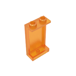 87544 | Panel 1 x 2 x 3 with Side Supports - Hollow Studs