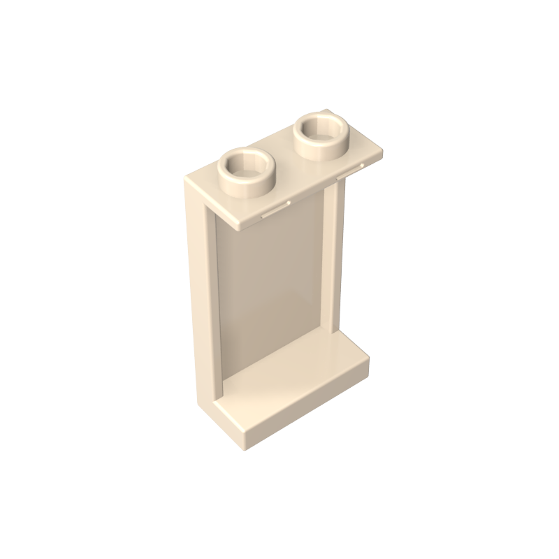87544 | Panel 1 x 2 x 3 with Side Supports - Hollow Studs