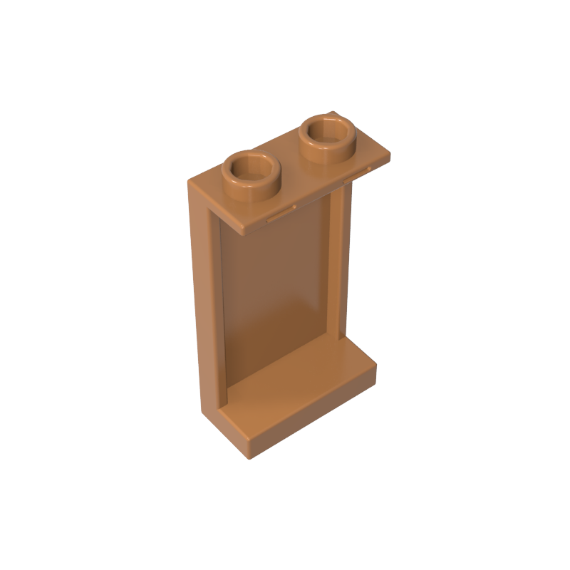 87544 | Panel 1 x 2 x 3 with Side Supports - Hollow Studs