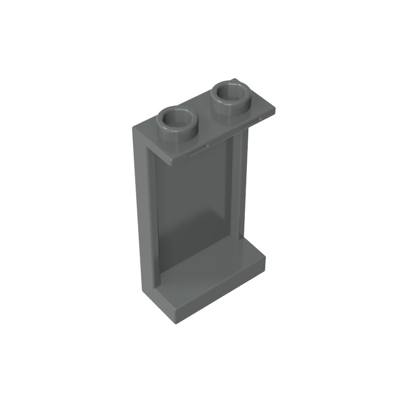 87544 | Panel 1 x 2 x 3 with Side Supports - Hollow Studs