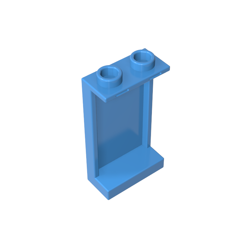 87544 | Panel 1 x 2 x 3 with Side Supports - Hollow Studs