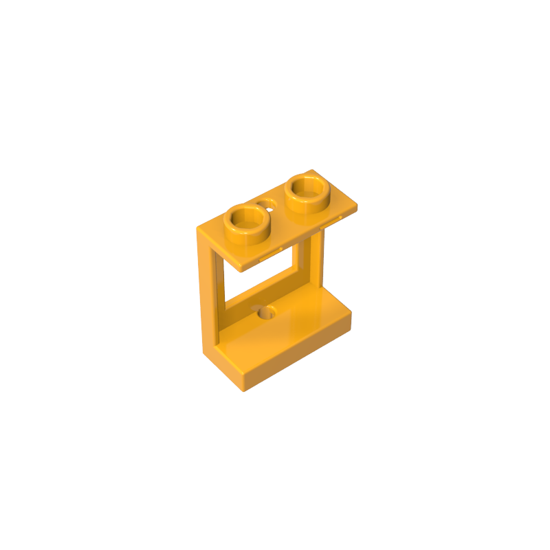 60032 | Window 1 x 2 x 2 Plane, Single Hole Top and Bottom for Glass