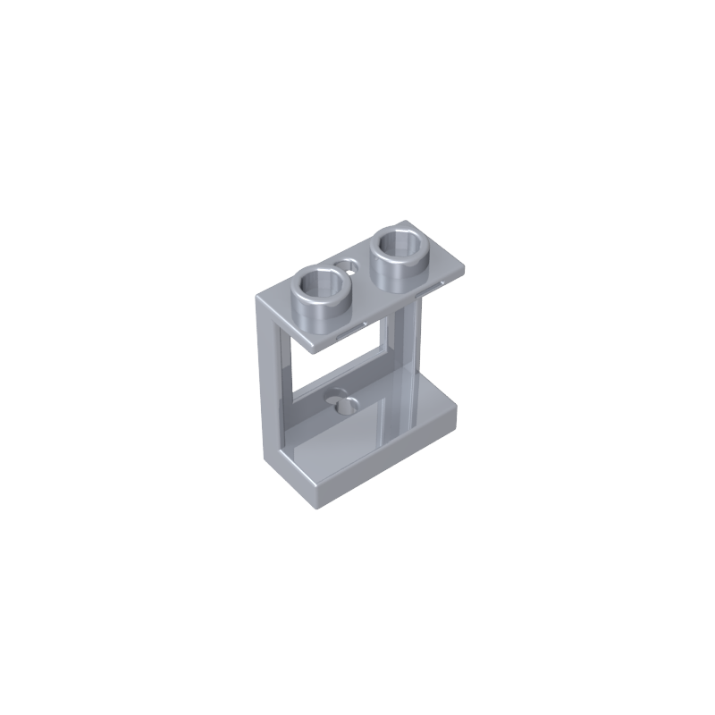 60032 | Window 1 x 2 x 2 Plane, Single Hole Top and Bottom for Glass