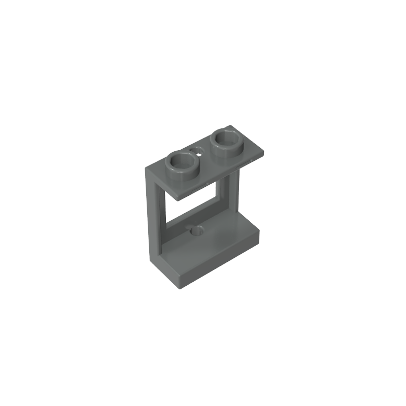 60032 | Window 1 x 2 x 2 Plane, Single Hole Top and Bottom for Glass