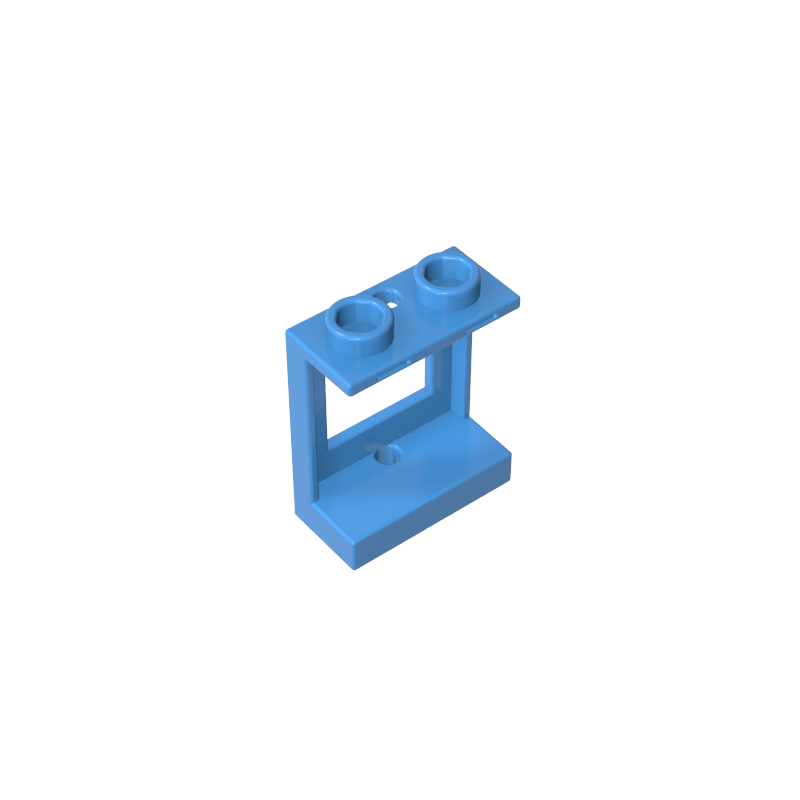 60032 | Window 1 x 2 x 2 Plane, Single Hole Top and Bottom for Glass