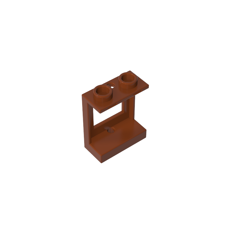 60032 | Window 1 x 2 x 2 Plane, Single Hole Top and Bottom for Glass