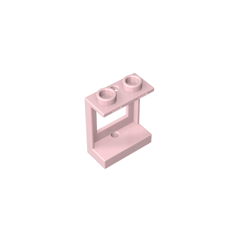 60032 | Window 1 x 2 x 2 Plane, Single Hole Top and Bottom for Glass