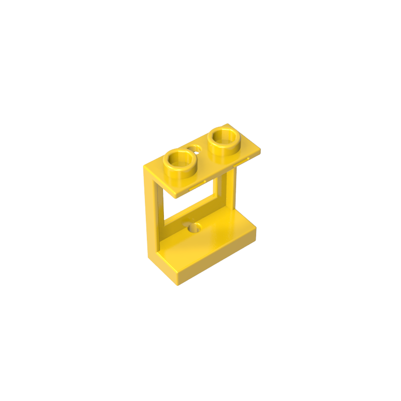 60032 | Window 1 x 2 x 2 Plane, Single Hole Top and Bottom for Glass