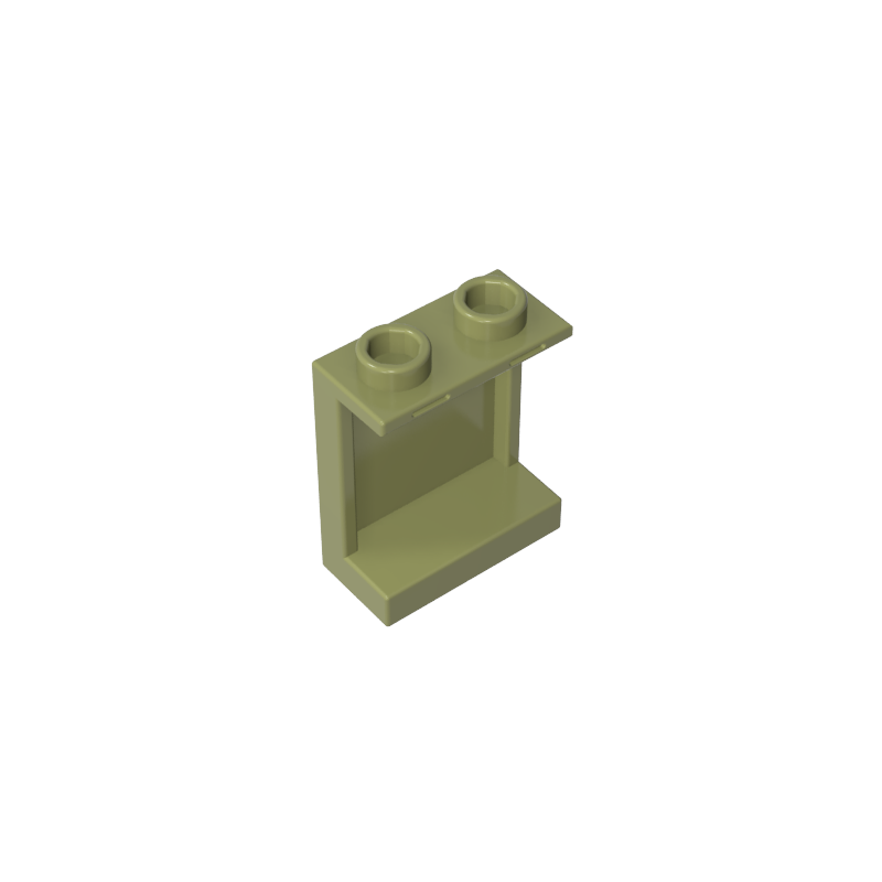 87552 | Panel 1 x 2 x 2 with Side Supports - Hollow Studs