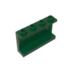 14718 | Panel 1 x 4 x 2 with Side Supports - Hollow Studs