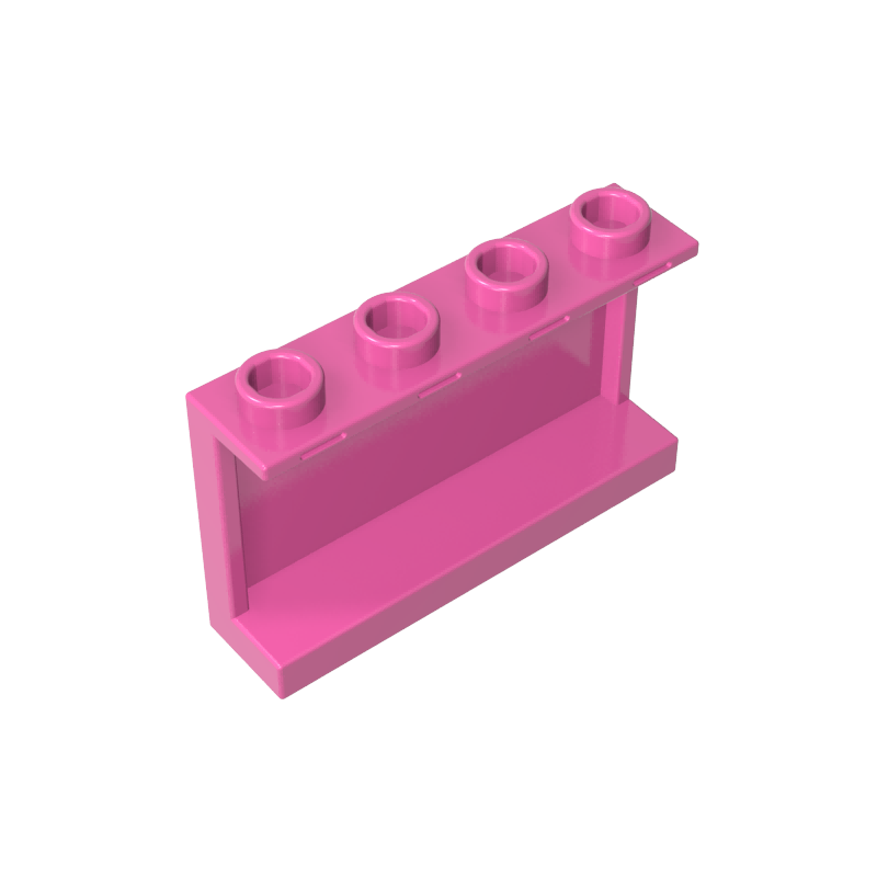 14718 | Panel 1 x 4 x 2 with Side Supports - Hollow Studs
