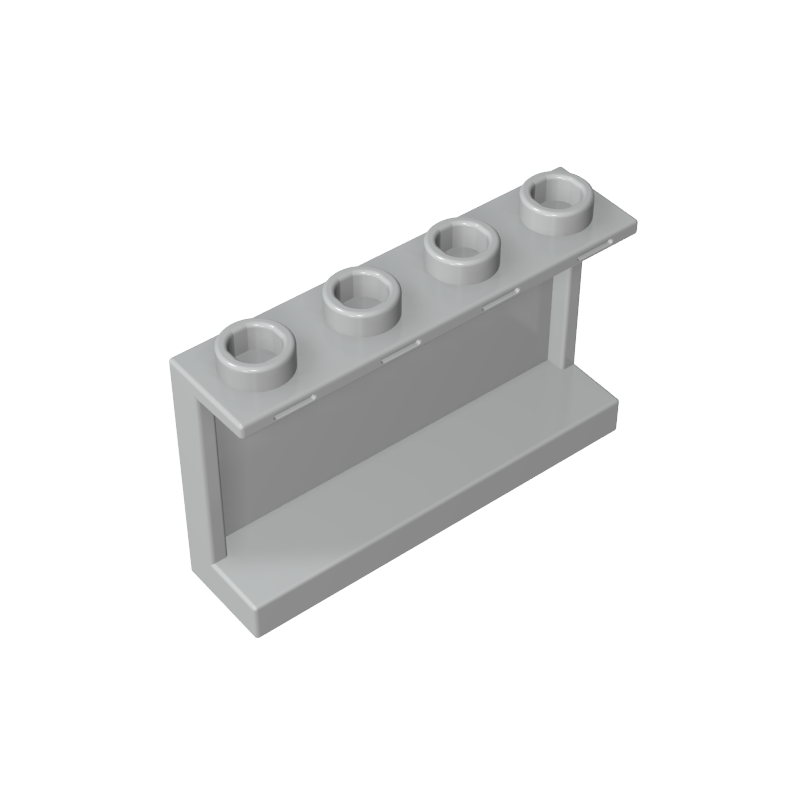 14718 | Panel 1 x 4 x 2 with Side Supports - Hollow Studs