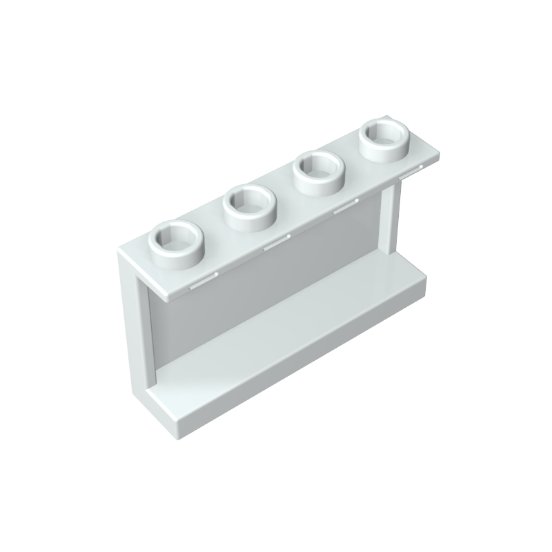 14718 | Panel 1 x 4 x 2 with Side Supports - Hollow Studs