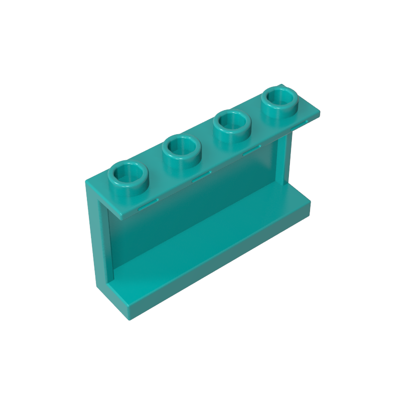 14718 | Panel 1 x 4 x 2 with Side Supports - Hollow Studs