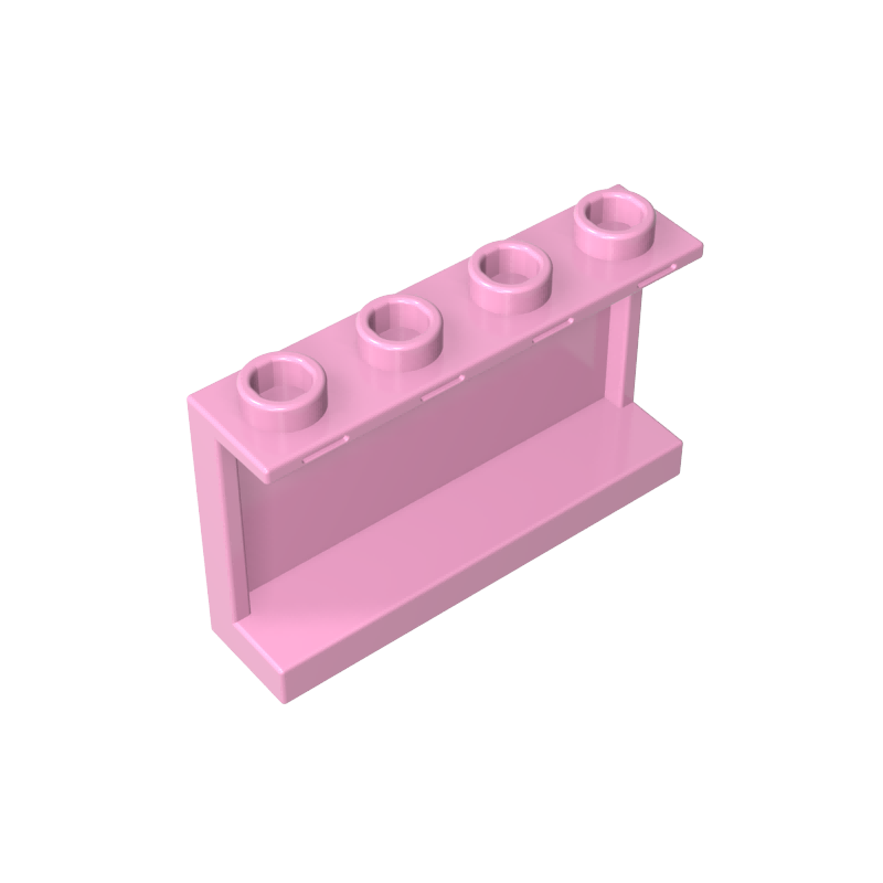 14718 | Panel 1 x 4 x 2 with Side Supports - Hollow Studs