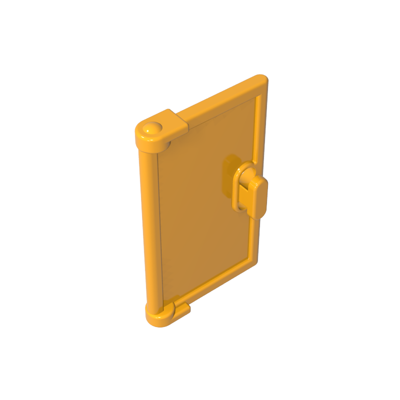 60614 | Door 1 x 2 x 3 with Vertical Handle, Mold for Tabless Frames