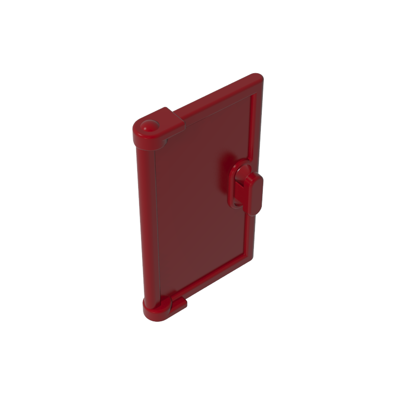 60614 | Door 1 x 2 x 3 with Vertical Handle, Mold for Tabless Frames